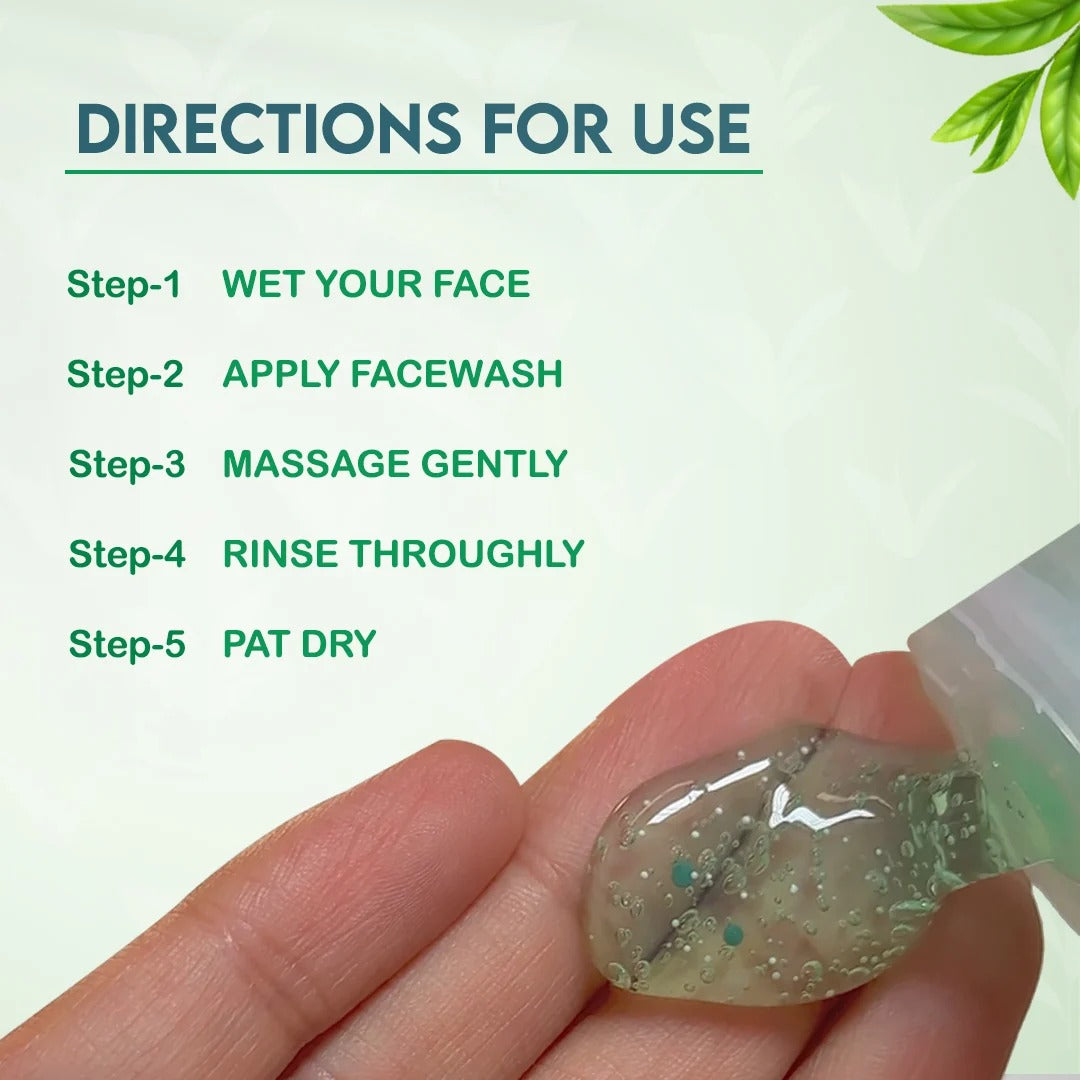 Tea Tree Oil Control Face Wash for Oily & Acne-Prone Skin - [120ml]