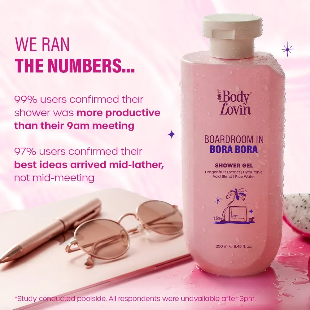 Plum BodyLovin’ Boardroom in Bora Bora Shower Gel – 250ml