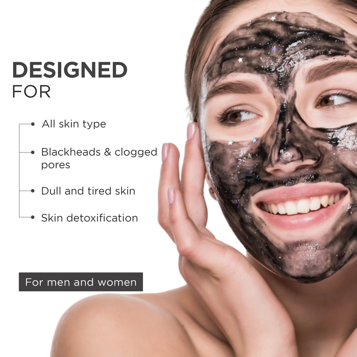 Oshea Bamboo Charcoal Peel Off Mask - [120gm]