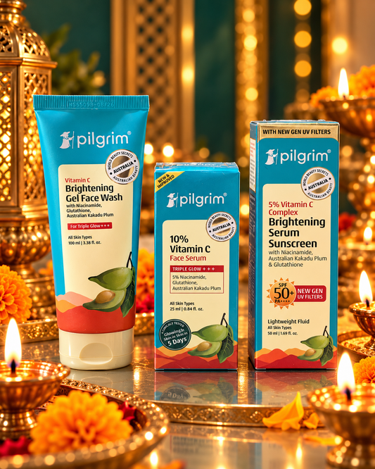 Pilgrim Vitamin C Brightening Skincare Combo