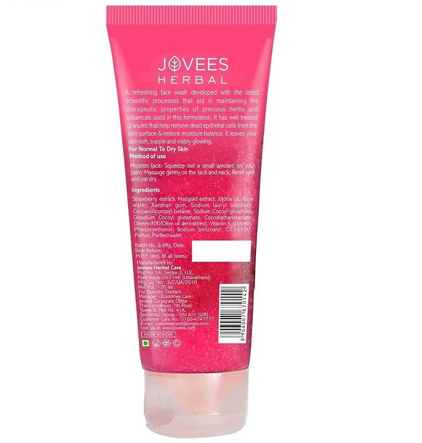 Jovees Strawberry Face Wash - [120ml]
