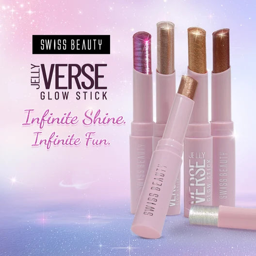 Swiss Beauty Jelly Verse Glow Stick Highlighter – Solar Flash, 3g