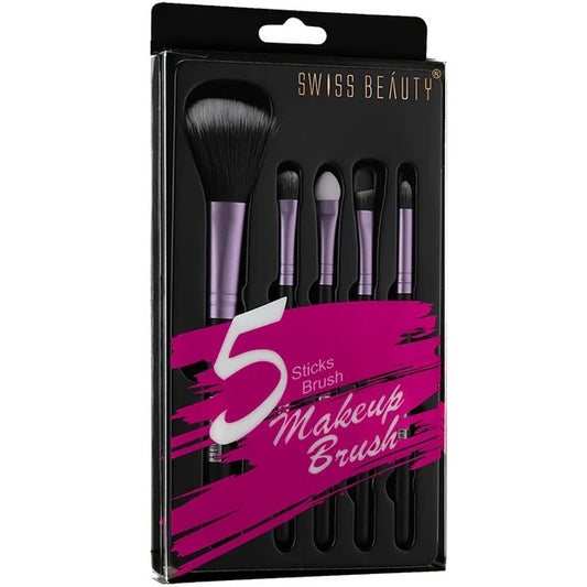 Swiss Beauty Makeup Brush Set of 5 - Pink
