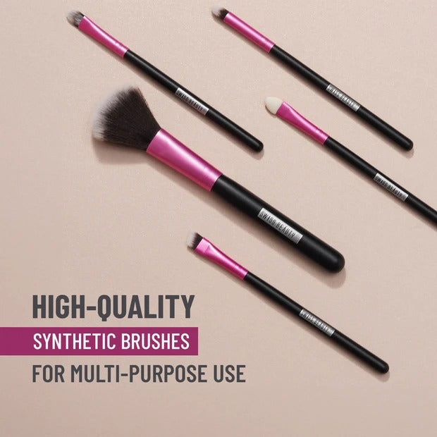 Swiss Beauty Makeup Brush Set of 5 - Pink