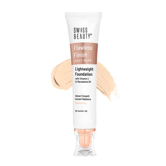 Swiss Beauty Daily Wear Lightweight Foundation – 01 White Ivory, 40g