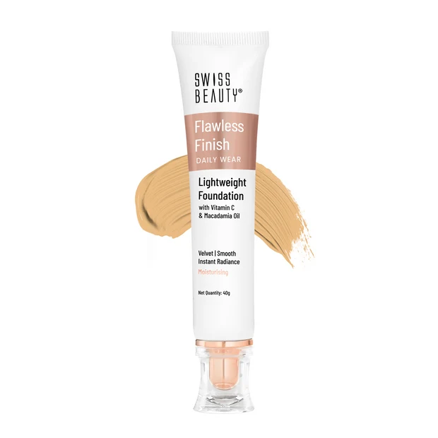 Swiss Beauty Daily Wear Lightweight Foundation – 04 Natural Nude, 40g