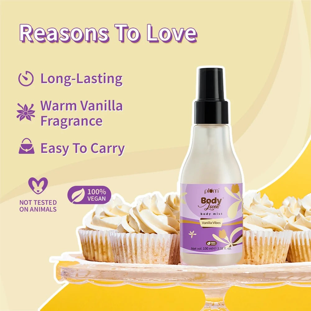 Plum Vanilla Vibes Body Mist - [150ml]