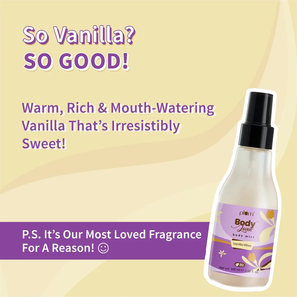 Plum Vanilla Vibes Body Mist - [150ml]