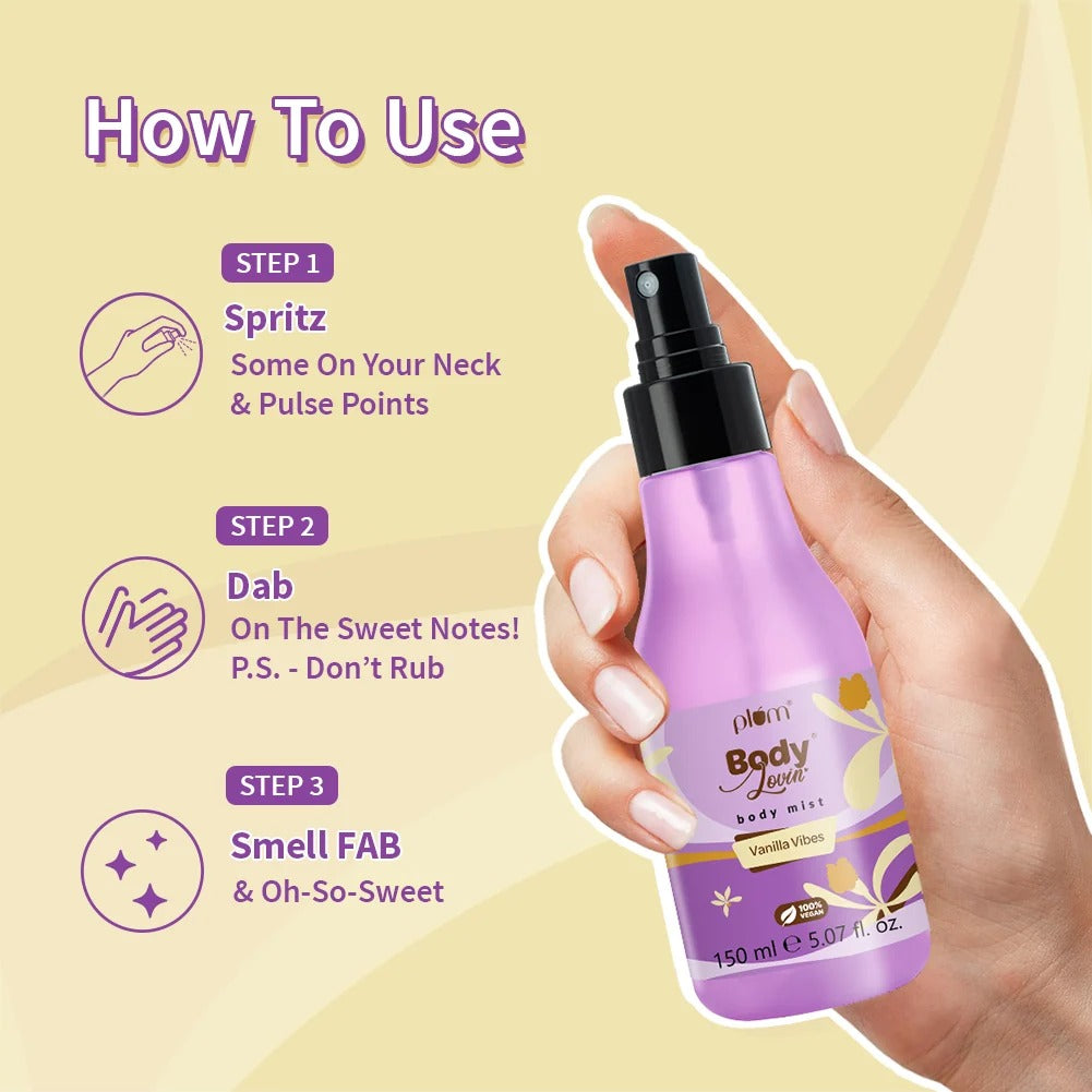 Plum Vanilla Vibes Body Mist - [100ml]