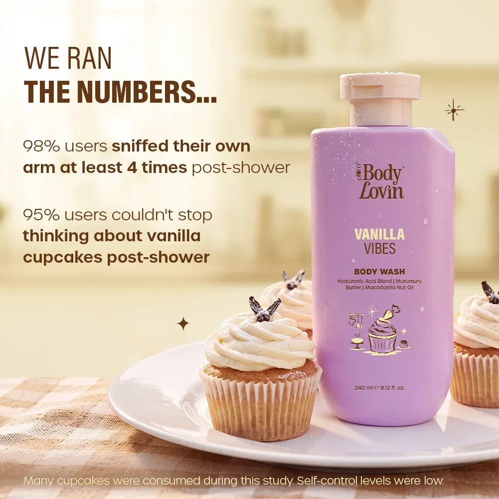 Plum BodyLovin' Vanilla Vibes Body Wash, 240ml