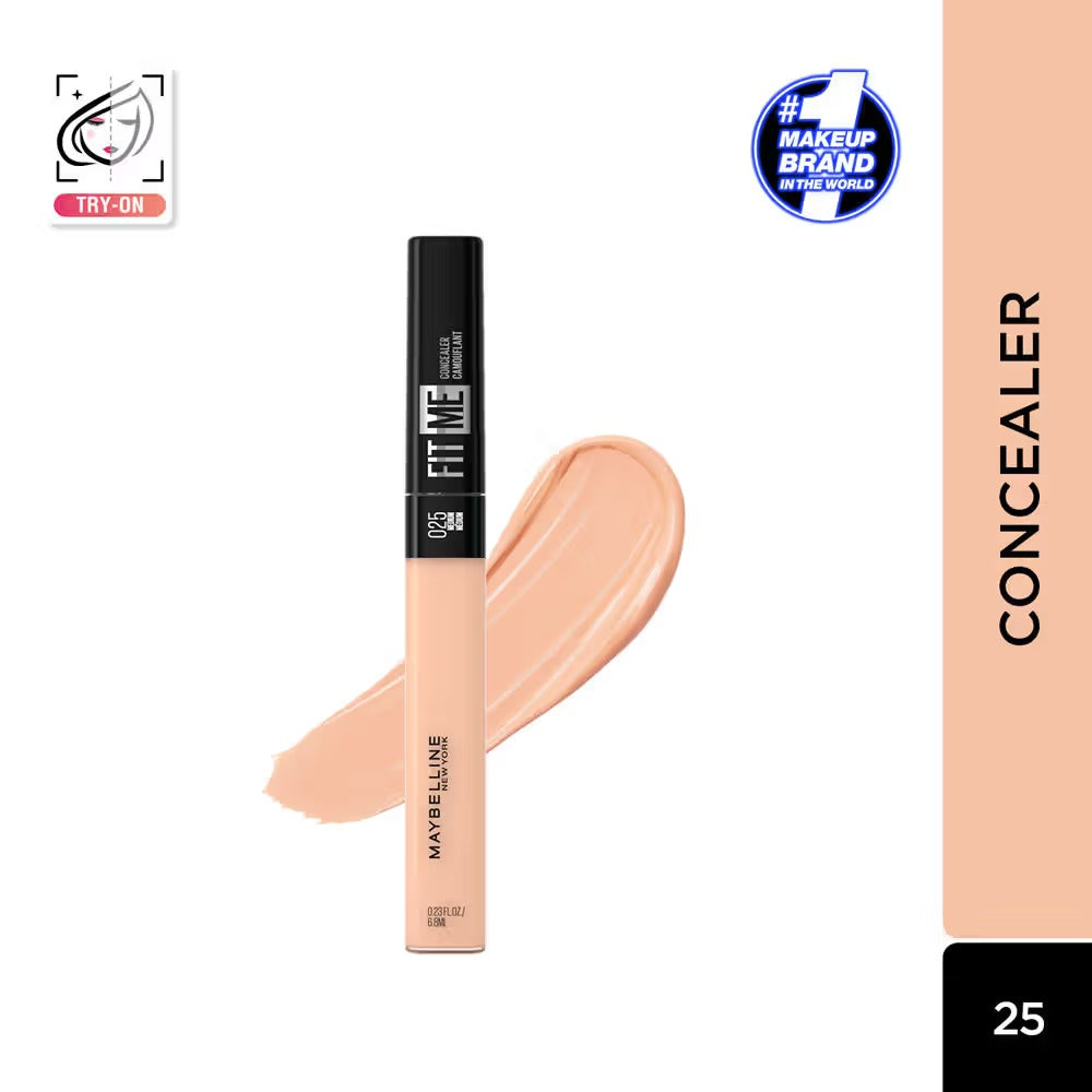 Maybelline Fit Me Oil-Free Liquid Concealer – Medium 25, 4.5g