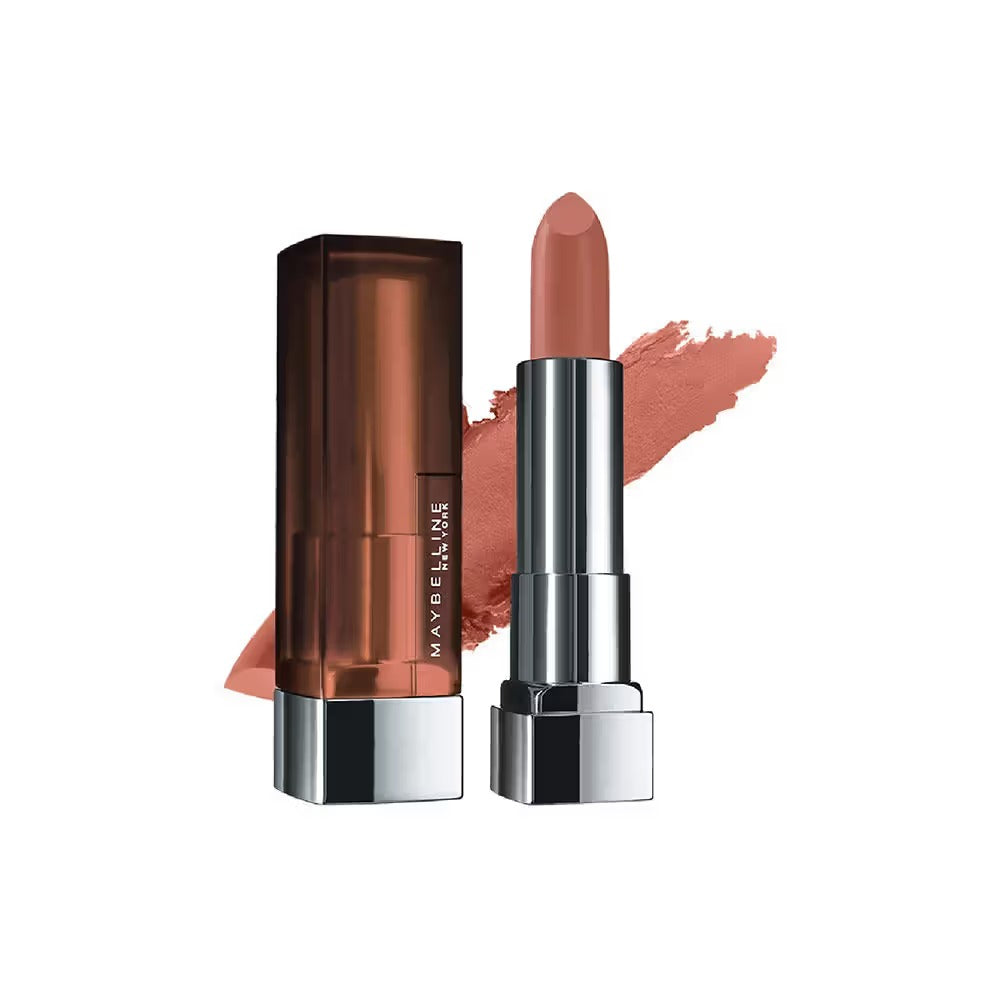 Maybelline Color Sensational Creamy Matte Lipstick – Toasted Brown 506, 3.9 g