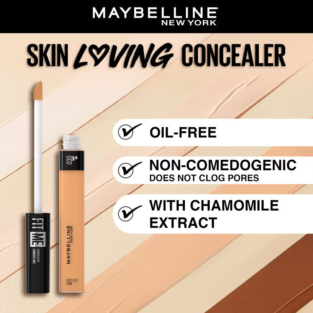 Maybelline Fit Me Oil-Free Liquid Concealer – Honey 30, 4.5g