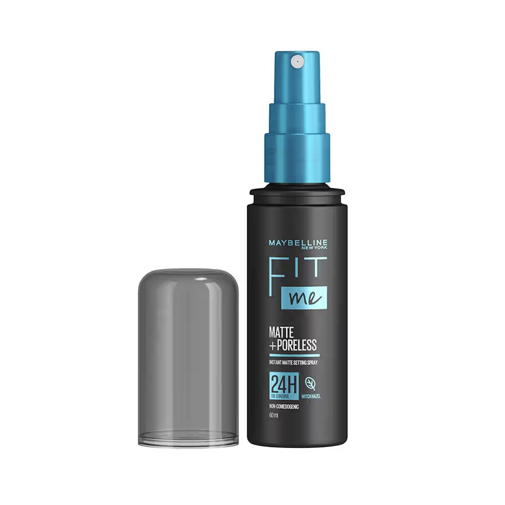 Maybelline New York Fit Me Matte + Poreless Setting Spray Transfer-proof 24HR Oil-control Formula - 60ml