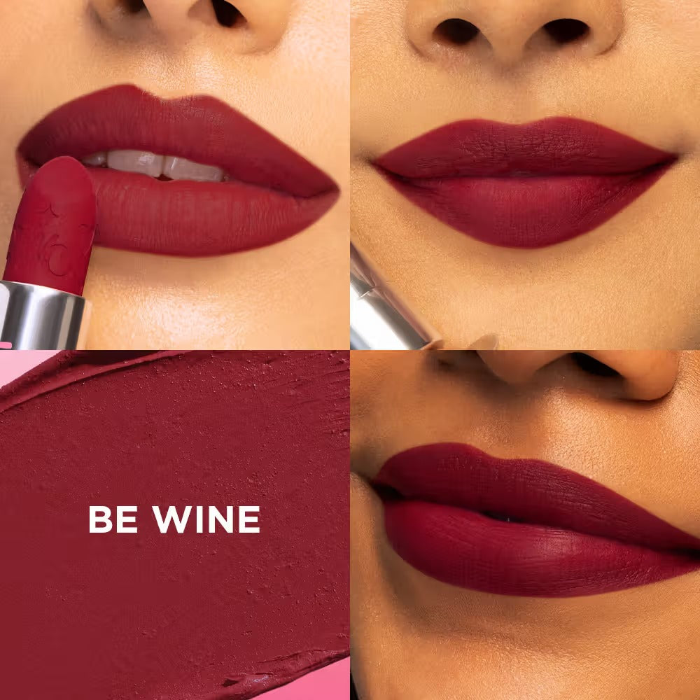 Nykaa Lovestruck Velvet Matte Lipstick – Be Wine, 4g