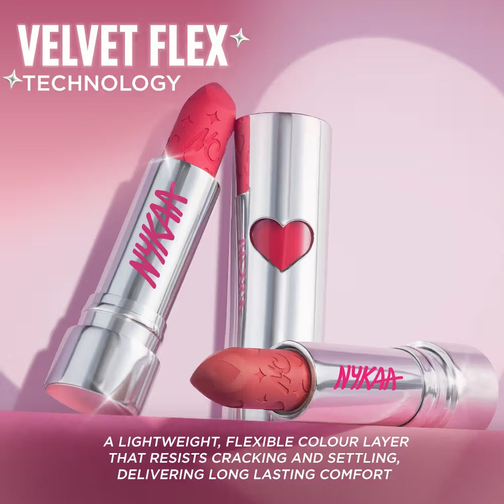 Nykaa Lovestruck Velvet Matte Lipstick – Be Wine, 4g