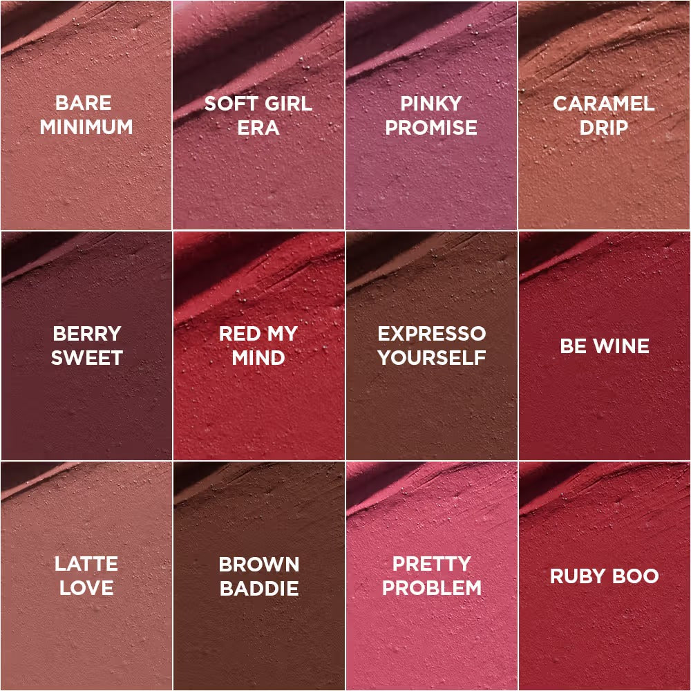 Nykaa Lovestruck Velvet Matte Lipstick – Berry Sweet, 4g