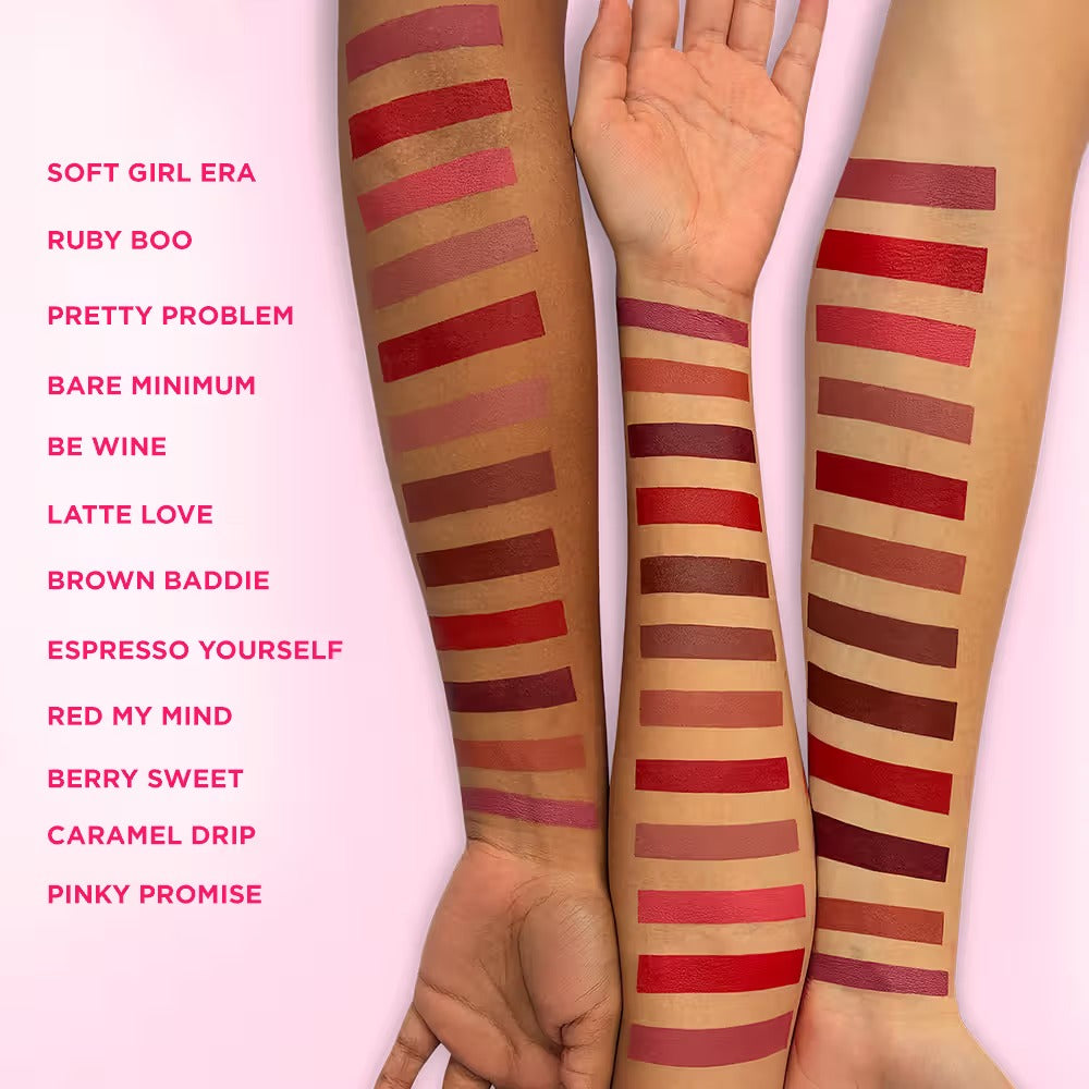 Nykaa Lovestruck Velvet Matte Lipstick – Caramel Drip, 4g