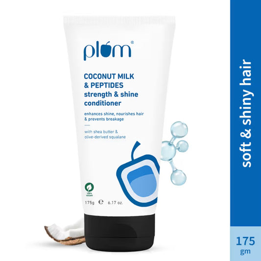 Plum Coconut Milk & Peptides Conditioner For Soft- Shiny Hair