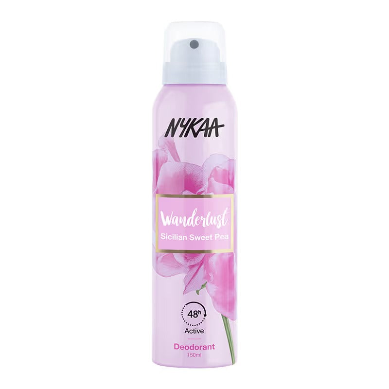 Nykaa Wanderlust Deodorant Spray for Women - Sicilian Floral Bloom | 48 Hours Floral Freshness [150ml]