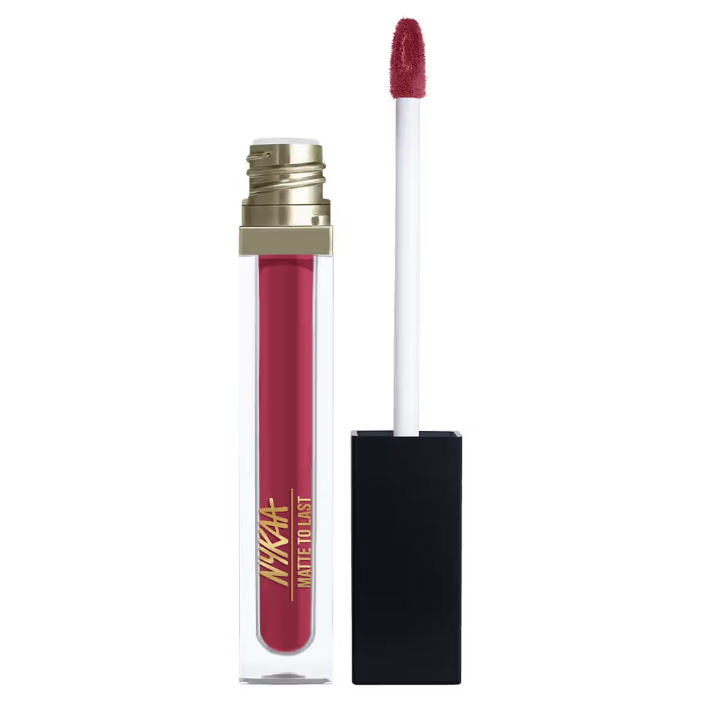 Nykaa Matte To Last Transferproof Liquid Lipstick – Maithili 25, 6.2ml