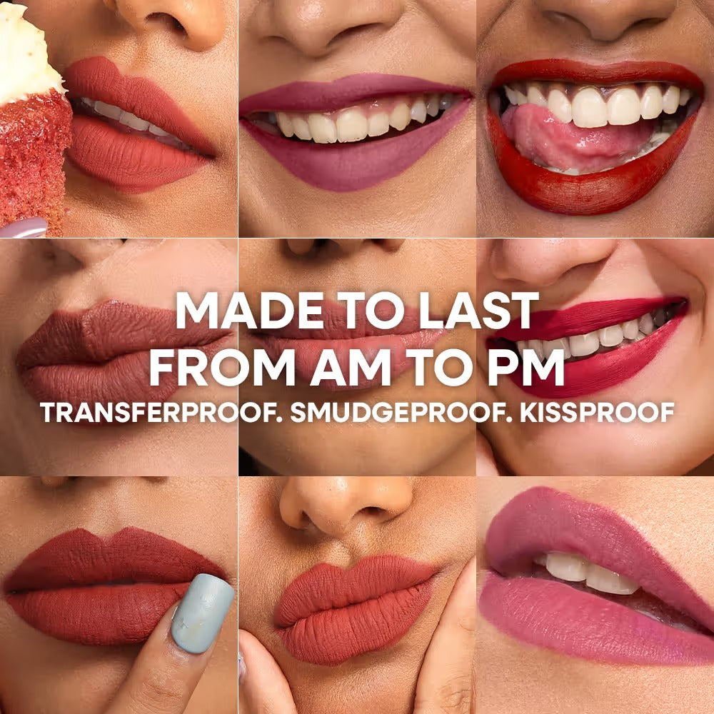 Nykaa Matte To Last Transferproof Liquid Lipstick – Kashi 19, 6.2ml