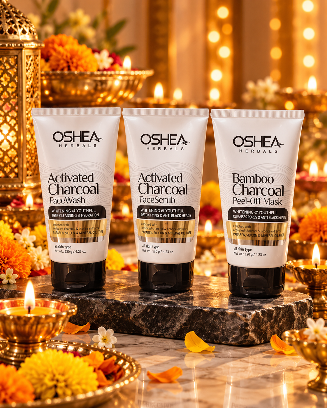 OSHEA Herbals Activated Charcoal Deep-Cleansing Combo