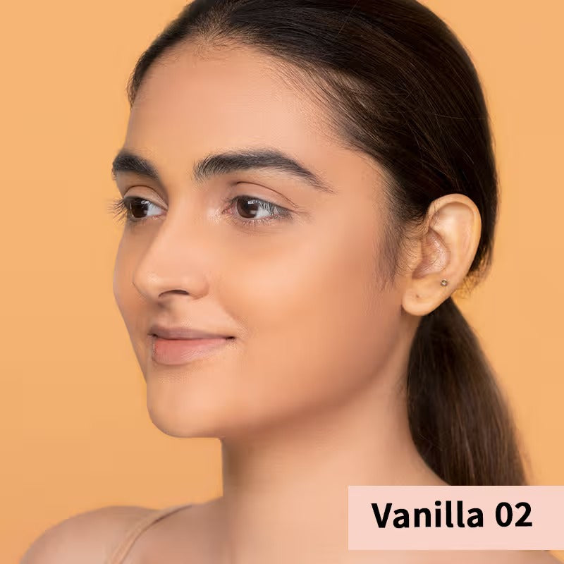 Nykaa All Day Matte Oil-Control Compact Powder with SPF 15 PA++ – Vanilla 02, 8g
