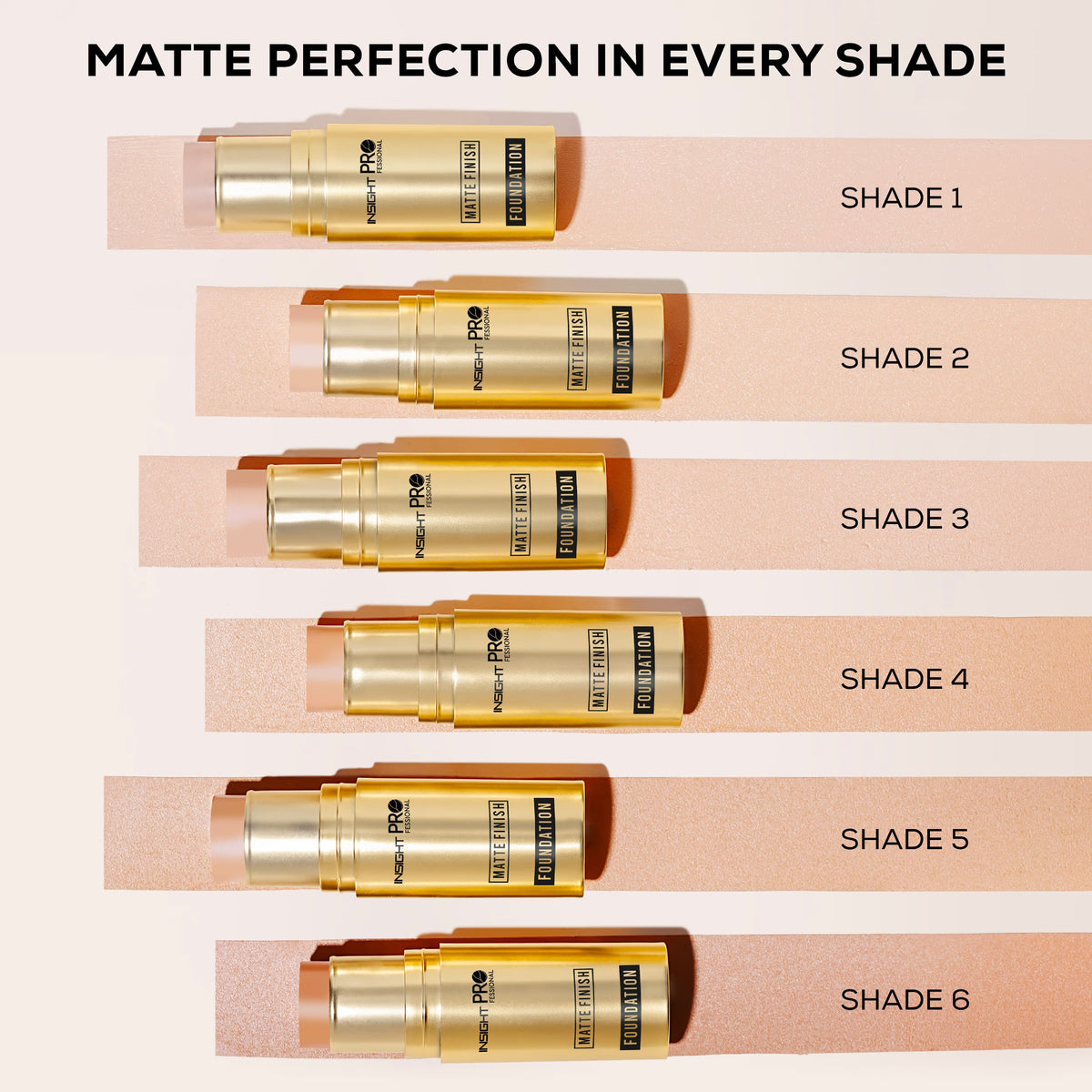 Insight Pro Matte Finish Foundation in Almond Milk – 10g