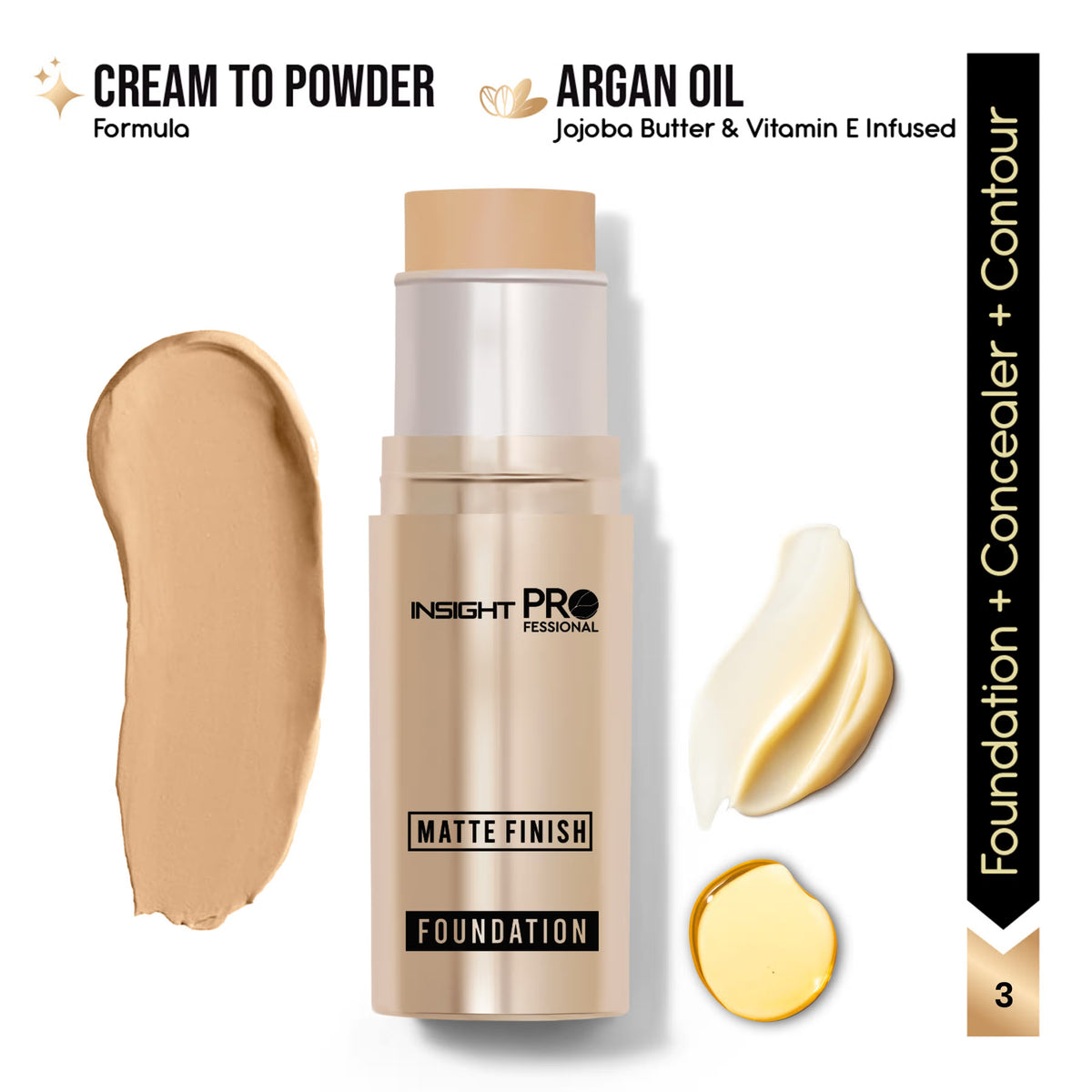 Insight Pro Matte Finish Foundation in Iced Chai – 10g