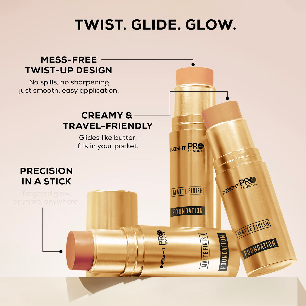 Insight Pro Matte Finish Foundation in Iced Chai – 10g