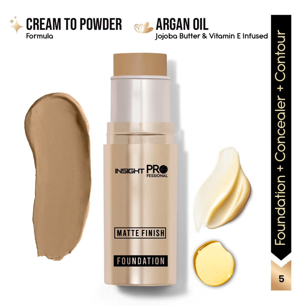 Insight Pro Matte Finish Foundation in Spiced Walnut – 10g