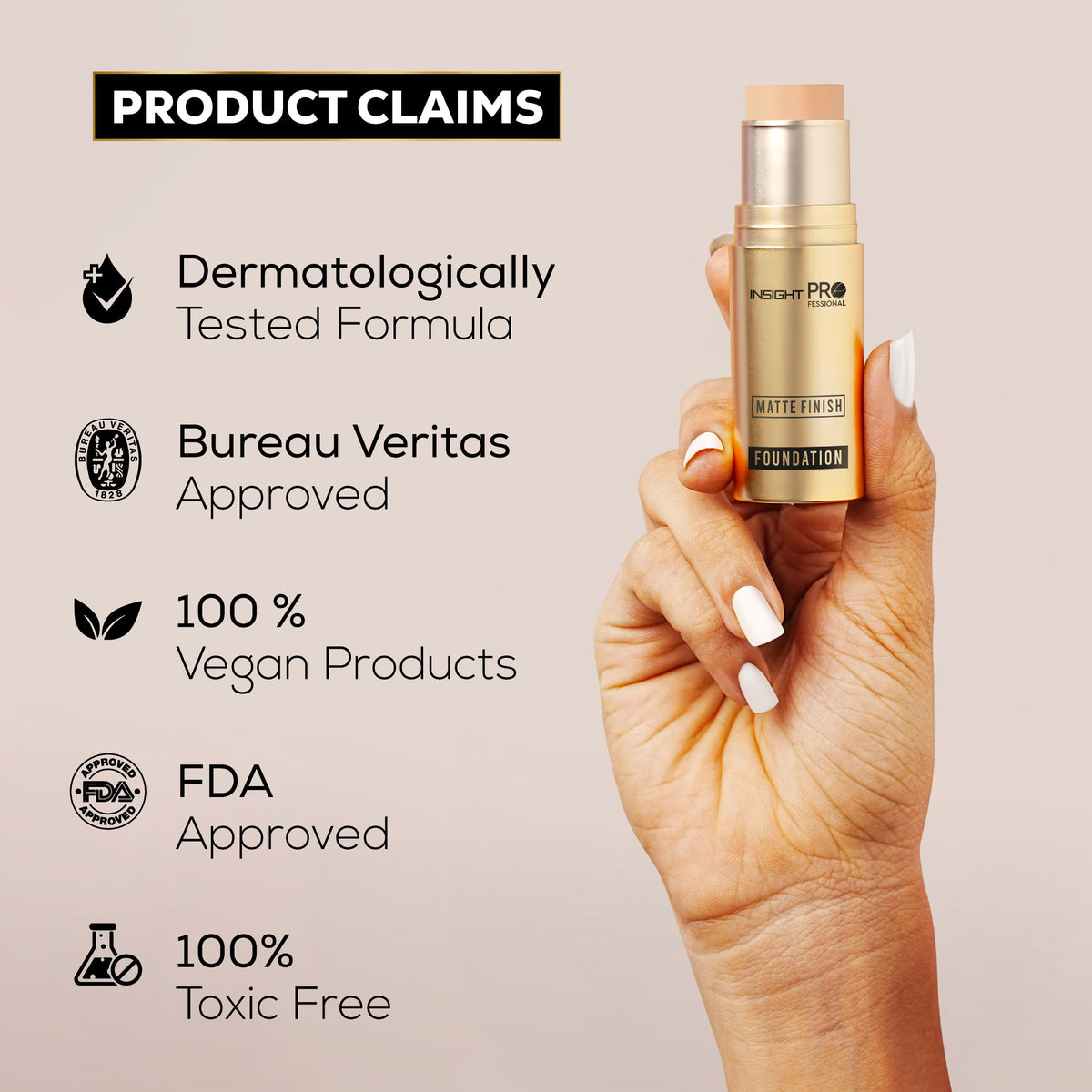 Insight Pro Matte Finish Foundation in Chestnut – 10g