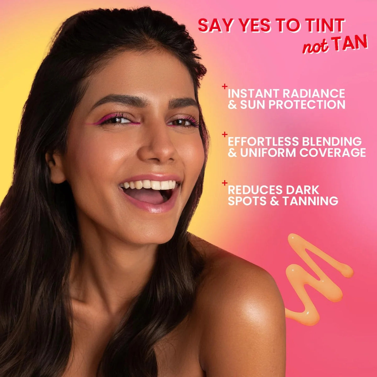Dot & Key Strawberry Dew Tinted Sunscreen In-Vivo Tested SPF 50+ PA++++ for Daily Wear -02 Warm Ivory