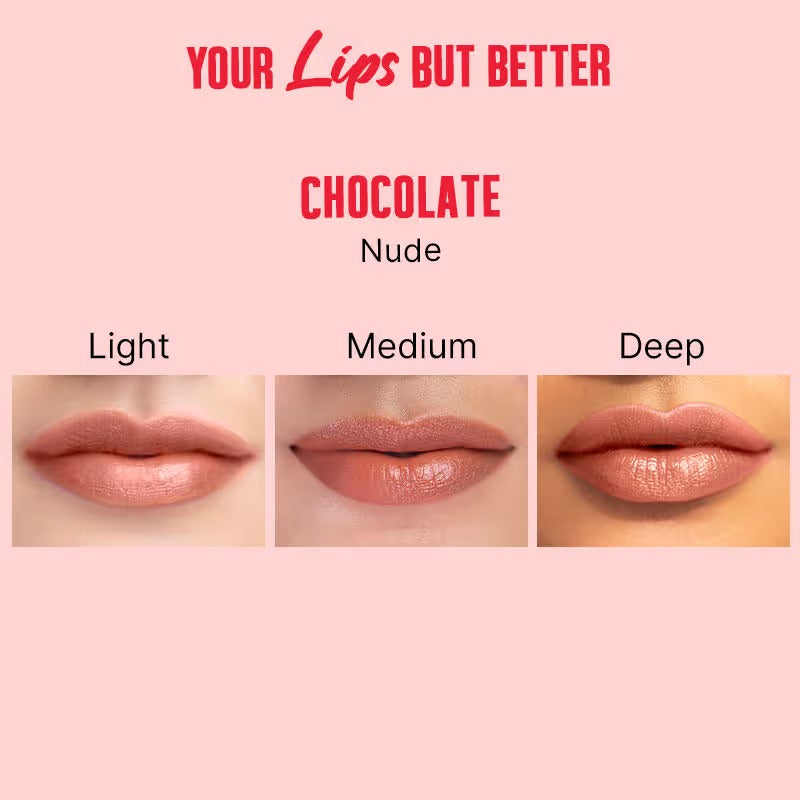 Nykaa Serial Kisser Moisturising Tinted Lip Balm – Chocolate Nude, 4.8g
