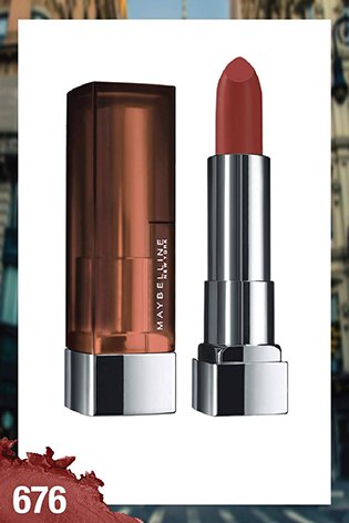 Maybelline Color Sensational Creamy Matte Lipstick – East Village Rose 676, 3.9 g