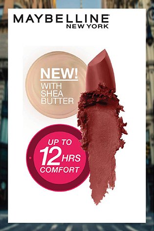 Maybelline Color Sensational Creamy Matte Lipstick – East Village Rose 676, 3.9 g