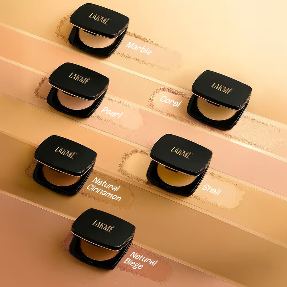 Lakmé Forever Matte Compact Natural Beige – 9g Face Powder