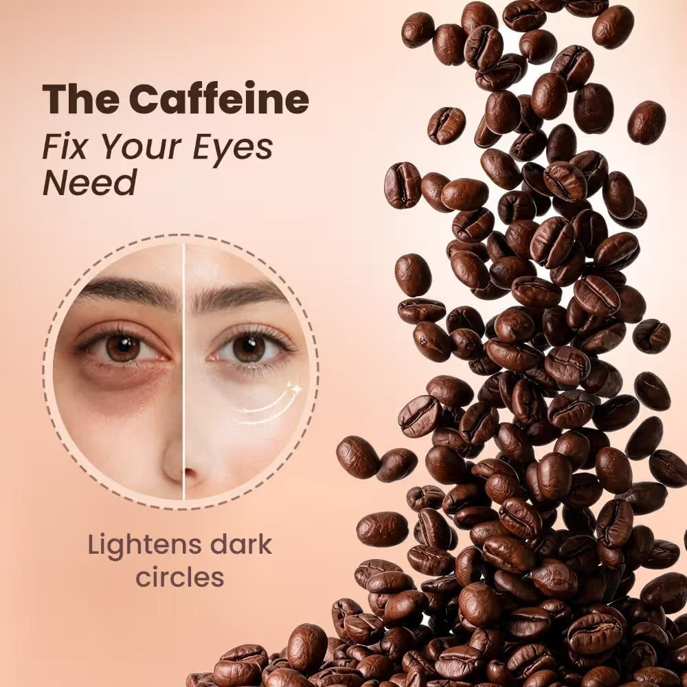 Swiss Beauty Hydra Eye Serum Patches For Dark Circles And Puffiness, Hydrate Skin With Coffee, 60pcs