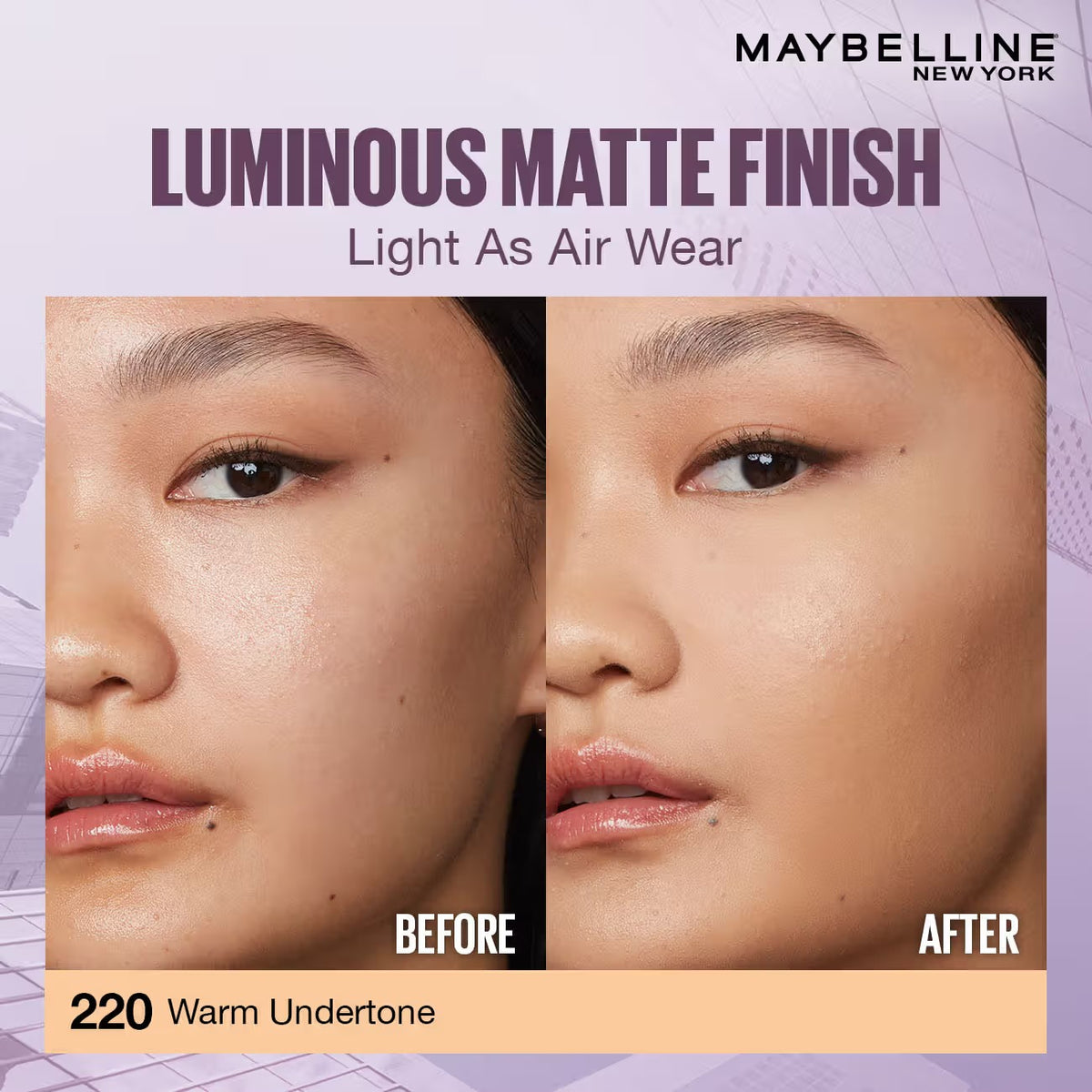 Maybelline Super Stay Lumi Matte Foundation – Shade 220, 35 ml