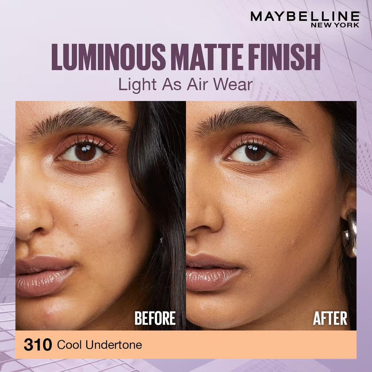 Maybelline Super Stay Lumi Matte Foundation – Shade 310, 35 ml