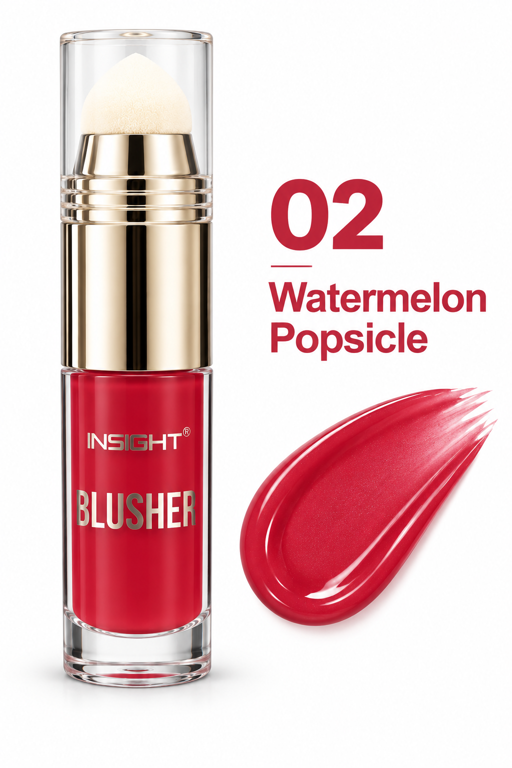 Insight Professional Cream to Powder Souffle Blush - Watermelon Popsicle 02