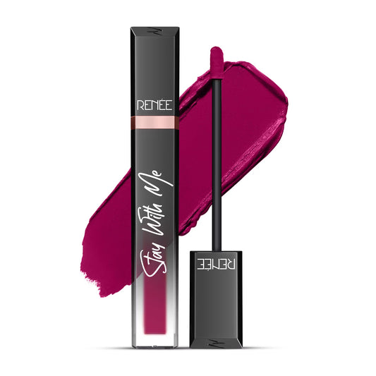 RENEE Stay With Me Liquid Lipstick – Dose of Rose, 5ml