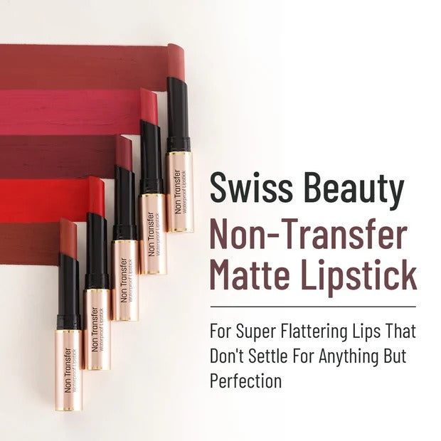 Non Transfer Waterproof Lipstick Dark Brown-420 [3g]