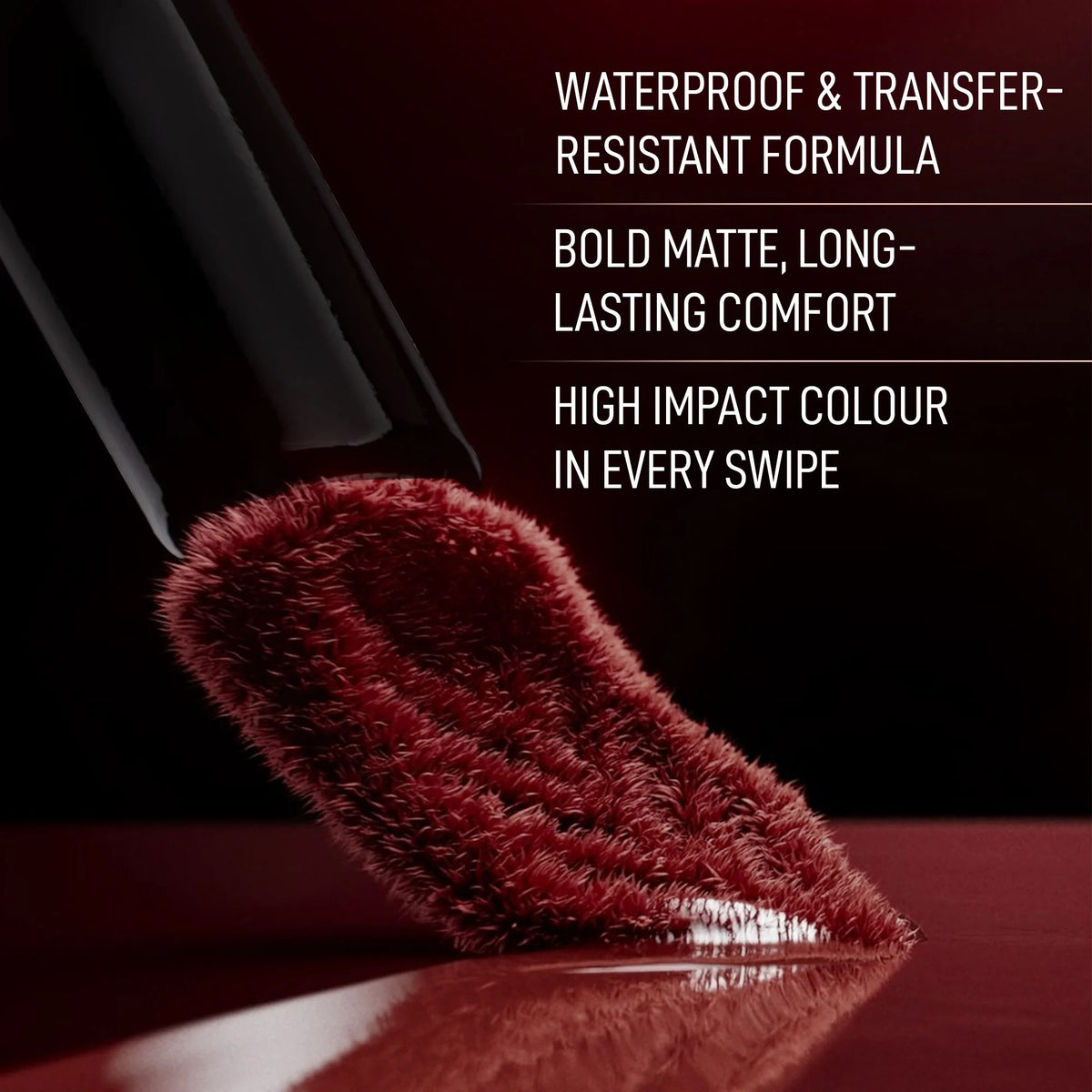 RENEE Stay With Me Liquid Lipstick – Mad for Maroon, 5 ml