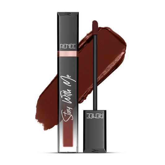 RENEE Stay With Me Liquid Lipstick – Loco for Cocoa, 5 ml