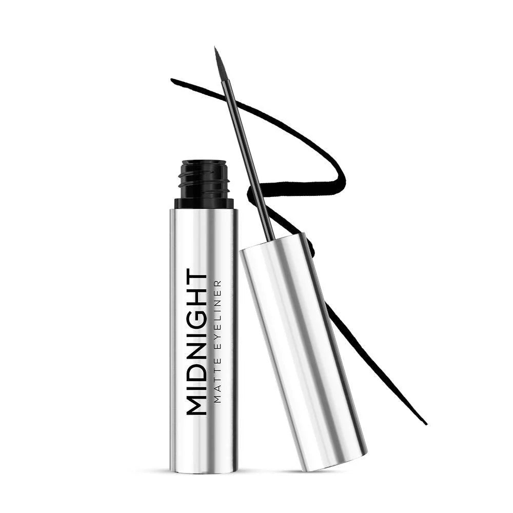 RENEE Midnight Matte Eyeliner, Black - [2.5ml]