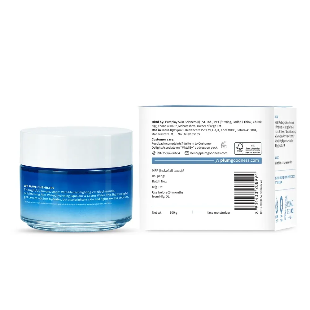 Rice & Niacinamide 2% Gel Cream
