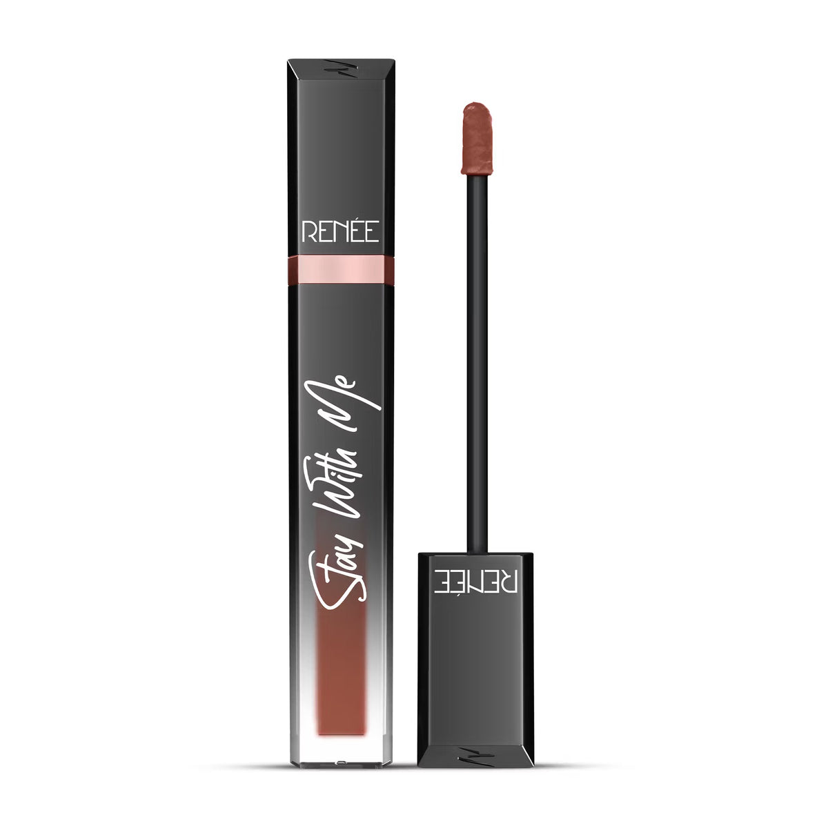 RENEE Stay With Me Liquid Lipstick – Creme of Caramel, 5ml