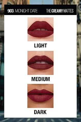 Color Sensational Creamy Matte Lipstick - [Midnight Date-09]